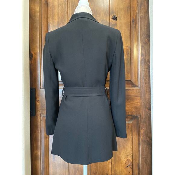 Vintage Bebe Women’s Double Breasted Jacket Black size 4. - Picture 4 of 14